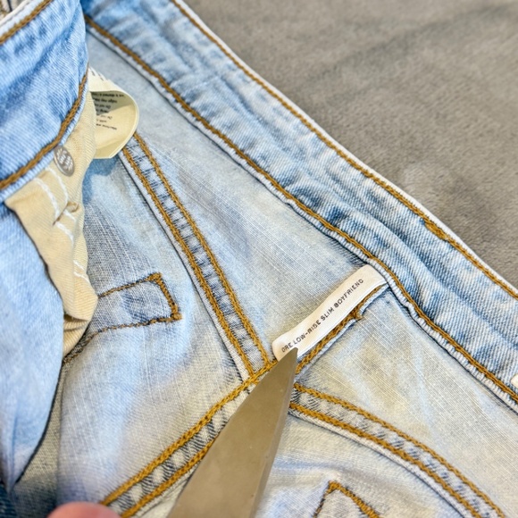 EEUC rag and bone "Dre" light wash boyfriend jeans - size 26 - Picture 5 of 9